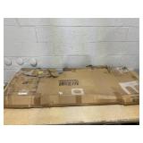 DORTALA 47 * 23.5 Inch Rectangular Kids Table, Children School Activity Table for Reading Drawing Dining Playing, Multifunctional Plastic Table w/Steel Pipe, Toddler Furniture for Boys & Girls, Blue