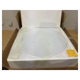 White Round Dining Table,31.5 Inches Modern Tulip Kitchen Table