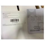 Giantex 24.5" Bar Stools Set of 2, Counter Height Bar Stools w/Low Back & Footrest, Farmhouse Wooden Bar Dining Chairs, Armless Wood Barstools for Kitchen Island, Pub, Kitchen, Cafe, Breakfast, Brown