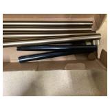 Ivilon Curtain Rod 120" -240" Warm Gold Finish