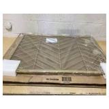 Costway 38" x 31" Golden Single Panel Fireplace Screen