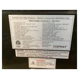 COSTWAY 3-in-1 Water Dispenser Ice Cube Machine with Hot/Cold Water, Ice Cube in 10 Minutes, Ice Maker 3 L Water Tank, Ice Cube Maker 19 kg/Day for Home, Office