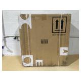 Costway 8 Grids Raised Garden Bed Elevated Planter Box Kit Wood w/Liner & Shelf