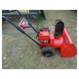 Toro 521 gas snow blower. Used condition. Tested & works. As shown.