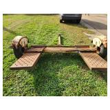 2002 Master Single Axle Car Dolly Trailer