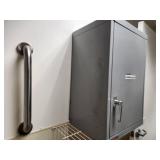 Metal Wall-Mount Storage Cabinet 1-door/2-shelf