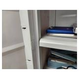 Lot of (2) Plastic Storage Cabinet 2-door