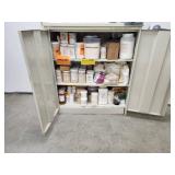 Metal Storage Cabinet 2-door/3-shelf