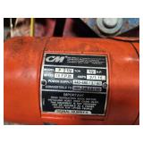 CM Lodestar Model F 3-Phase 1/2-Ton Hoist with Frame (everything included)