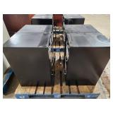 Lot of (4) Metal File Cabinet 3-drawer