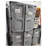 Lot of (3) Plastic Storage Units