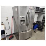 Maytag Household Stainless Steel Finish Side-by-Side Refrigerator / Bottom Drawer Freezer with Ice and Water MFI2569VEM2