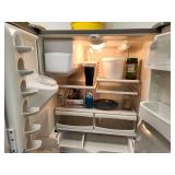 Maytag Household Stainless Steel Finish Side-by-Side Refrigerator / Bottom Drawer Freezer with Ice and Water MFI2569VEM2