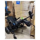 Quickie Iris Tilt-In-Space Mono-Backrest Adjustable Wheelchair - Hub Brakes, Intelligent Rotation Technology, Intuitive Hanger Designs - Great Condition!