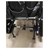 Quickie Iris Tilt-In-Space Mono-Backrest Adjustable Wheelchair - Hub Brakes, Intelligent Rotation Technology, Intuitive Hanger Designs - Great Condition!