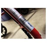 MSRP $270 Drive Medical Rollator Rolling Walker with 6" Wheels & Storage Bag, Red - Excellent Condition!