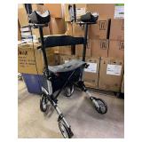 Elenker Stand Up Straight Rollator Upright Walker with Seat, Backrest, Storage Bag - Includes Manual - Easy to Maneuver, Used for a Variety of Terrains, Safe and Durable - Like New Condition!