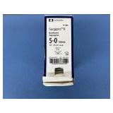 Covidien SP-5686 5-0 (1 Metric) 18" Edgellant P-12 Cutting 3/8 19mm Surgipro II Blue Monofilament Polypropylene Suture - Exp 9/27