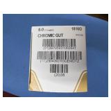 Ethicon 1816G 6-0 (1.0 Metric) 18" PS-6 10mm 1/2c Chromic Gut Suture - Reverse Cutting, Ethalloy Needle Alloy, PS Prime Needle - Exp 4/25