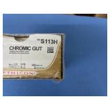 Ethicon S113H 36-Pack 2-0 54" Sutupak Chromic Gut Undyed Absorbable Suture - Exp 4/26