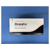 Ethicon SXMD2B413 30x30cm 4--0 Stratafix Spiral PGA-PCL Knotless Tissue Control Device - Undyed Monofilament Synthetic Absorbable, Bidirectional, Cutting Edge - Exp 9/25