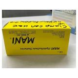 Mani 1404 10-0 (0.2 Metric) Mani Sutures Black Monofilament Nylon Non-Absorbable Suture - Exp 3/25