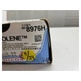Ethicon 8976H 36-Pack 3-0 V-7 26mm 1/2c PROLENE Polypropylene Blue Monofilament Non-Absorbable Suture - Tapercut Surgical Needle, Ethalloy Needle Alloy - Exp 11/24