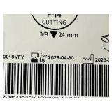 Covidien VL0CL0123 12-Pack 4-0 1.5 Metric 18" Edgellant P-14 Cutting 3/8 24mm V-Loc 180 Absorbable Wound Closure Device - Exp 4/26