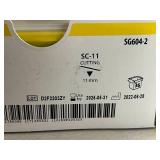 Covidien SG604-2 36-Pack 4-0 2 Metric 18" 11mm Cutting Plain Gut Absorbable Suture - Exp 5/25