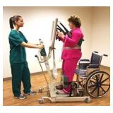 WOW WE RARELY GET THESE IN! MSRP $9,000 EZ Way Smart Stand Sit to Stand Patient Lift 400lb Capacity Battery Powered W/Remote, Battery & Charger - GREAT WORKING CONDITION!  See Youtube To See How T