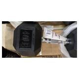 A pair of 40LB Rubber hex Dumbbells (NEW)