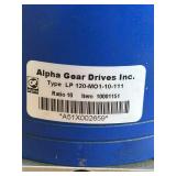 1 - Used Alpha Industrial Gear Reducer - Type: LP - P/N 120-MO1-10-111 Ratio 10:1