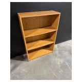 Wooden 3-Shelf Bookcase