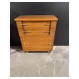 Mid-Century Modern Mahogany 5-Drawer Chest
