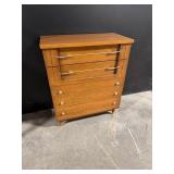 Mid-Century Modern Mahogany 5-Drawer Chest