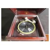 Columbia Grafonola Floor Model Phonograph with Records and Extra Needles