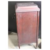 Columbia Grafonola Floor Model Phonograph with Records and Extra Needles