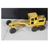 Vintage Tonka Road Grader and Bulldozer Pressed Steel Construction Toys