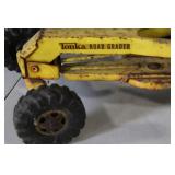 Vintage Tonka Road Grader and Bulldozer Pressed Steel Construction Toys