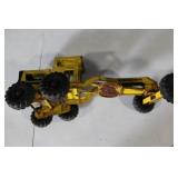 Vintage Tonka Road Grader and Bulldozer Pressed Steel Construction Toys