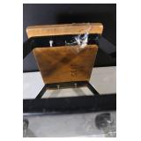 Vintage Red Gasoline Can and NAPA Tools & Equipment Rolling Cart