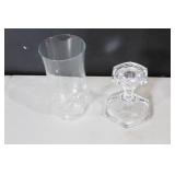 Vintage Metal Bath Set with Hand Painted Floral Design