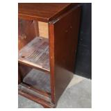 Vintage General Electric Wood Cabinet Console Shell