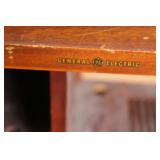 Vintage General Electric Wood Cabinet Console Shell