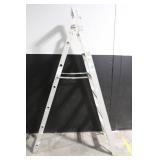 Werner Job-Master F367 Commercial Step Ladder and Werner Aluminum Step Ladder Set