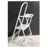 Werner 4.5ft Aluminum Step Ladder and 4ft Fiberglass Step Ladder Set