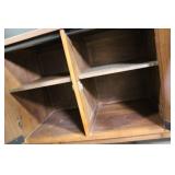 Mid-Century Modern Wood Dresser with Cabinet and Drawers