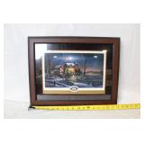 Framed Terry Redlin Print - And Came By Good Will Benefactors