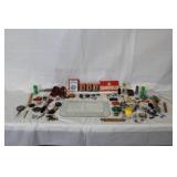 Vintage Collectibles and Novelty Item Lot with Decorative Mirror