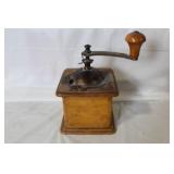 Vintage Fabbrica Nazionale Manual Coffee Grinder with Wood Handle